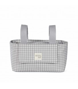 BOLSO ORGANIZADOR I LOVE VICHY GRIS WM