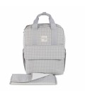 MOCHILA I LOVE VICHY GRIS WM