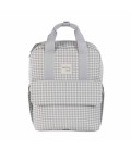 MOCHILA I LOVE VICHY GRIS WM