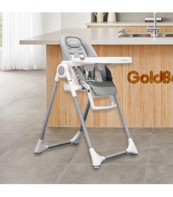 TRONA EVOLUTIVA IVOLIA SOFT GREY GOLDBABY