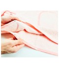 PONCHO RIZO ALGODON BTBOX ROSA 1-4 años