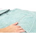 PONCHO RIZO ALGODON BTBOX VERDE SAGE 1-4 años