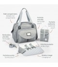 BOLSO CAMBIADOR GINEBRA GRIS BEABA