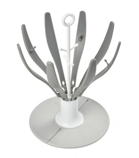 ESCURRE BIBERONES PLEGABLE FLOWER GRIS BEABA