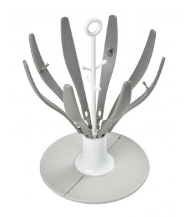 ESCURRE BIBERONES PLEGABLE FLOWER GRIS BEABA