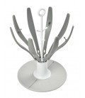 ESCURRE BIBERONES PLEGABLE FLOWER GRIS BEABA