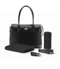 PLATINUM TOTE BAG DEEP BLACK CYBEX
