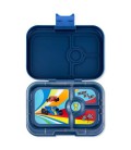 YUMBOX PANINO 4 COMPART. MONTECARLO BLUE + RACE CARS