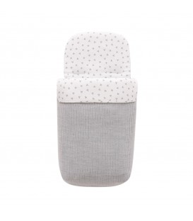 SACO CAPAZO + COLCHONETA SENSITIVE GRIS 35x80x6 CM CAMBRASS