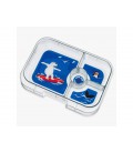 YUMBOX PANINO 4COMPARTIMENTOS SURF BLUE + OSO POLAR