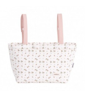 BOLSO ORGANIZADOR AURA BEIGE/FLORES CAMBRASS