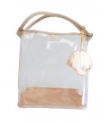 BOLSO DE PLAYA BEIGE BASE REJILLA PLAY AND STORE