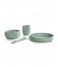 SET VAJILLA SILICONA DINNER MINT JANE