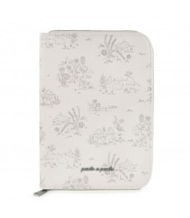 LIBRO DE NACIMIENTO TOILE DE JOUY CREMA PASITO A PASITO