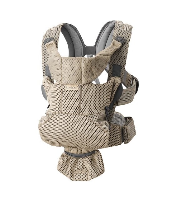 MOCHILA PORTABEBÉ MOVE GRIS/BEIGE 3D MESH BABY BJORN