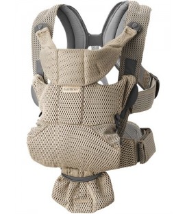 MOCHILA PORTABEBÉ MOVE GRIS/BEIGE 3D MESH BABY BJORN