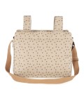 BOLSA CANASTILLA CORAZONES POPPY CANELA WM