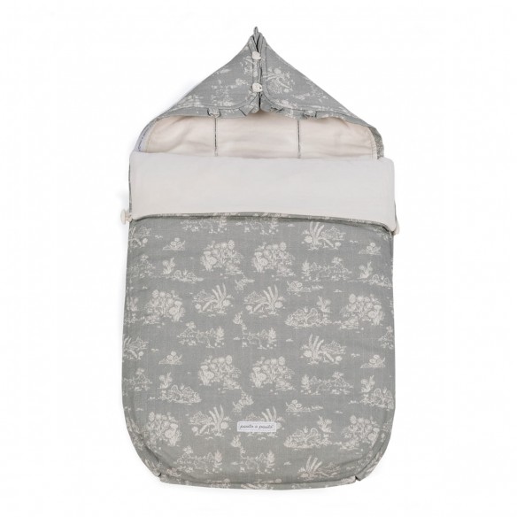 SACO CUCO EN ENTRETIEMPO TOILE DE JOUY FOREST