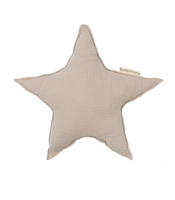 COJIN DECOR.ESTRELLA 40X40  MATALASE  GRIS BEIGE BIMBI