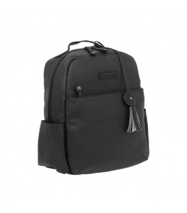MOCHILA+ CAMBIADOR QUILT NEGRO BIMBI