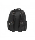MOCHILA+ CAMBIADOR QUILT NEGRO BIMBI