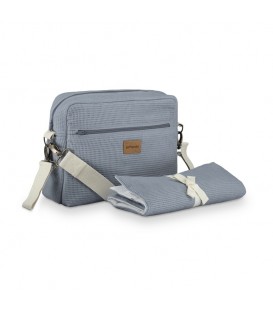 BOLSO CAMBIADOR WALK WAFFLE AZUL BABYCLIC