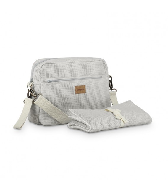 BOLSO CAMBIADOR WALK WAFFLE GRIS BABYCLIC
