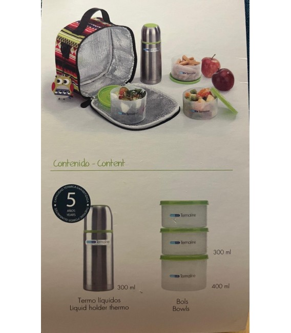 BOLSA PORTAALIMENTOS TERMALINE BLUE BEBEDUE