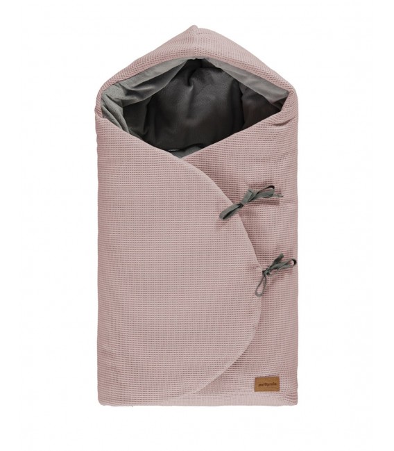SACO CAPAZO MOON WAFFLE ROSA PETIT PRAIA