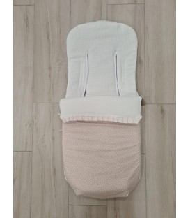 SACO SILLA 60 FLORECITAS B/ROSA DEPEQUES