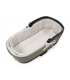 CUBRE CUCO VARILLAS + SÁBANA AJUSTABLE CUCO BOTTON RAYA