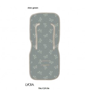 COLCHONETA RECTA 706 STARS C29 06 VERDE BIMBIDREAMS
