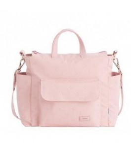 BOLSO MATERNAL PACK TWIN ROSA CAMBRASS