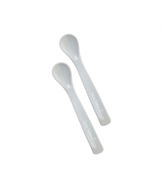 SET DE 2 CUCHARAS SILICONA GRIS SARO NATURE