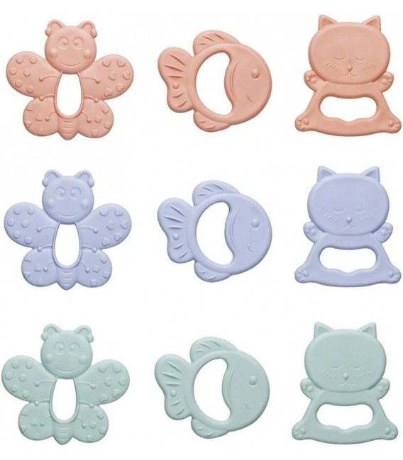 SARO Mordedores de Goma Animalitos – Pack 2 Unidades