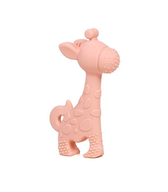 MORDEDOR DE JIRAFA CON 5 TEXTURAS ROSA JANE