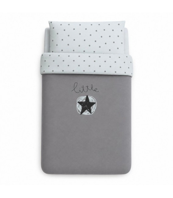 FUNDA NORDICA CUNA 60 LITTLE STAR AZUL BABYCLIC