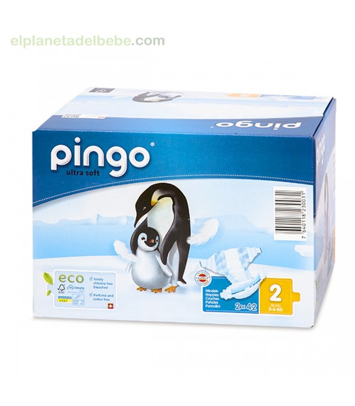 Pañales Pingo Talla 2 Mini. El Planeta del Bebé.