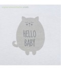 FUNDA GRUPO 0 HELLO BABY GRIS WALKING MUM