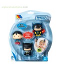 MUÑECOS DE GOMA SUPER HEROE 3 UDS. MOLTO