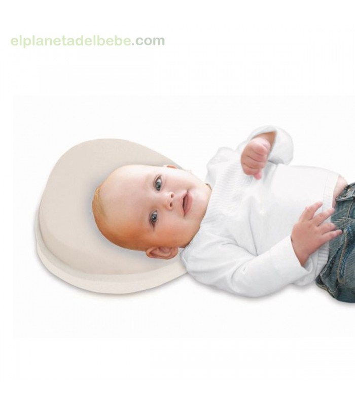 50299 U05 COJIN ANTIVUELCO ERGONOMICO DE DESCANSO BEBE CABEZA PLANA LAVABLE  REGULABLE JANE ALMOADA