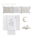 COLCHA REVERSIBLE + PROTECTOR SWEET NIGHT LINO BIMBIDREAMS