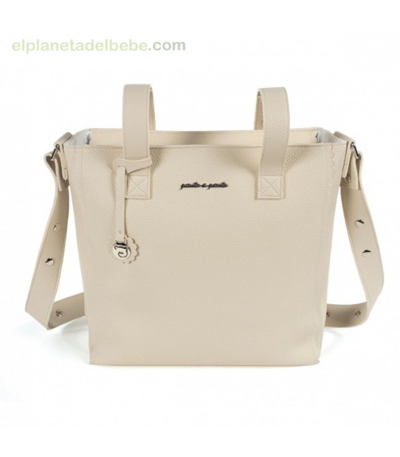 BOLSA PANERA BISCUIT BEIGE PASITO A PASITO