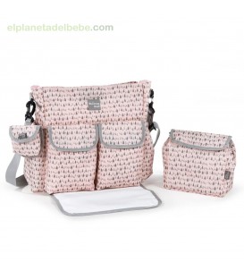 BOLSA CANASTILLA GIMKO ROSA WALKING MUM