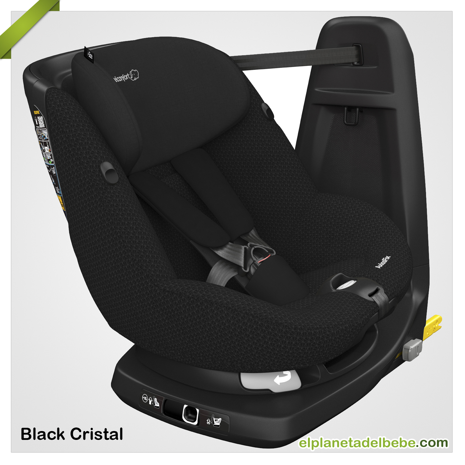 Nueva Axiss fix de Bébé Confort. Una silla de auto según la normativa  i-Size.
